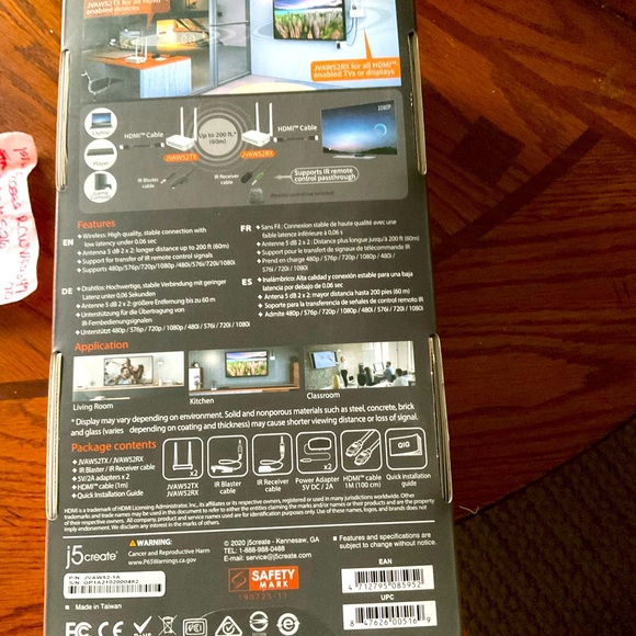 J5 CREATE wireless display HDMI Extender - Picture 4 of 15